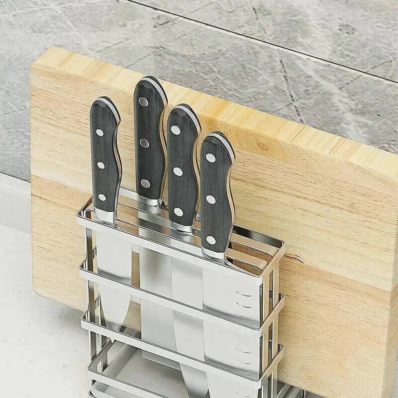 Ceppo Coltelli Acciaio Inox 2