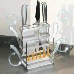 Ceppo Coltelli Acciaio Inox 3