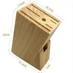 Ceppo In Legno Per Coltelli 5